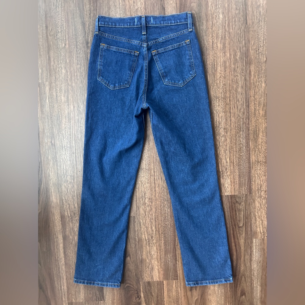 ABERCROMBIE & FITCH 90s Straight Ultra High Rise Jeans Minimalist Capsule Sz 25 - Picture 8 of 14